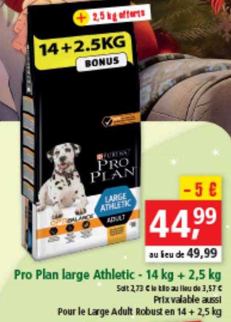 pro plan large athletic - 14 kg + 2,5 kg