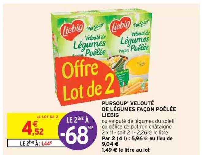 pursoup' velouté de légumes façon poêlée liebig