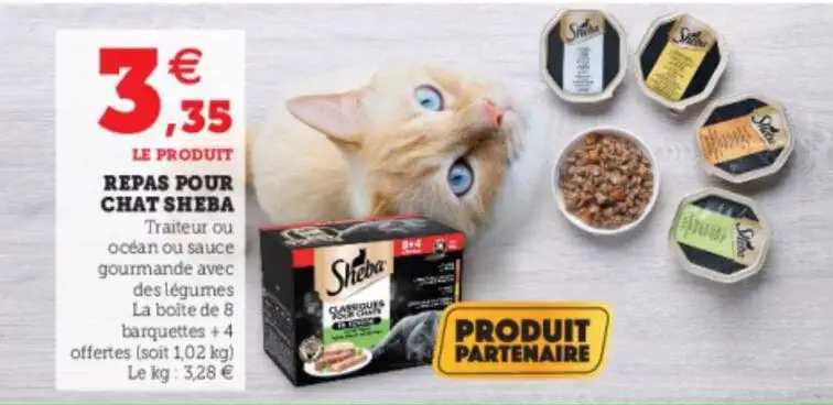 Repas Pour Chat Sheba