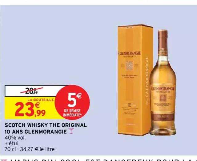 scotch whisky the original 10 ans glenmorangie