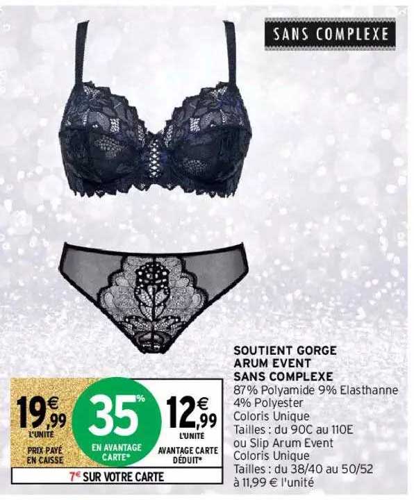soutient gorge arum event sans complexe