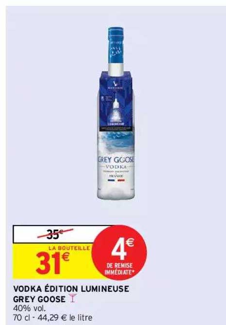 Vodka édition Lumineuse Grey Goose
