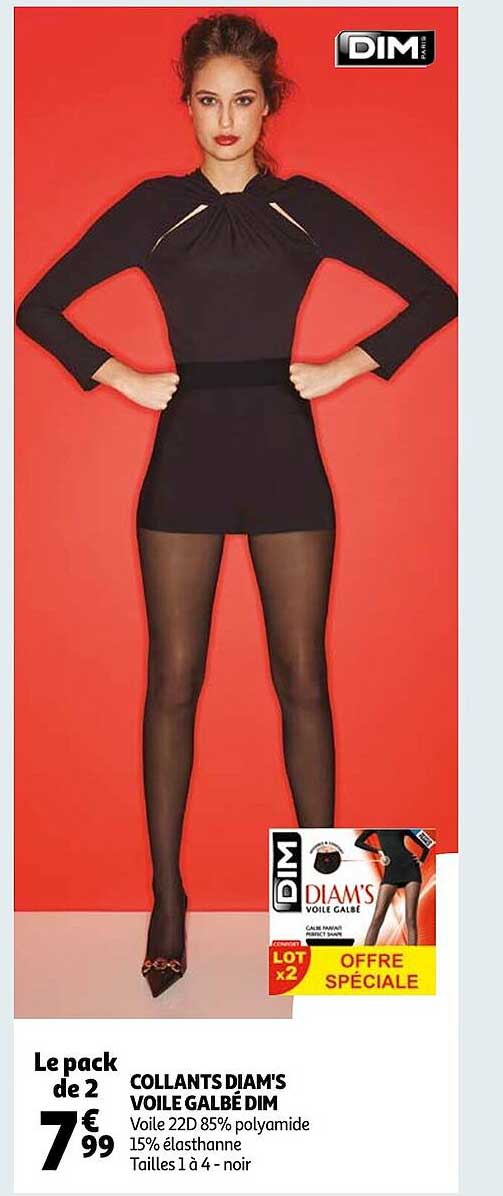 collants diam's voile galbé dim