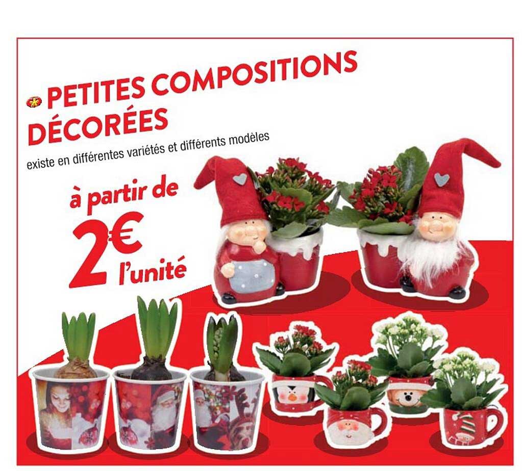 petites compositions décorées