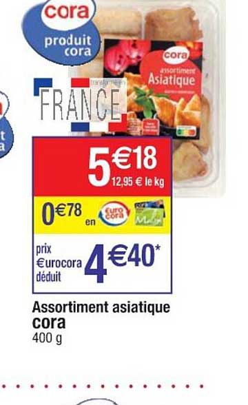 Assortiment Asiatique Cora