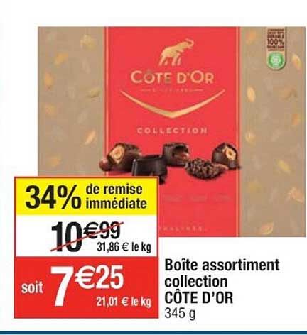 Boîte Assortiment Collection Côte D'or