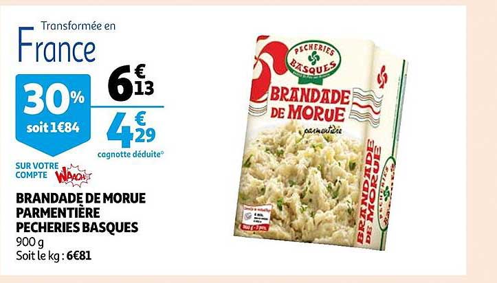brandade de morue parmentière pecheries basques