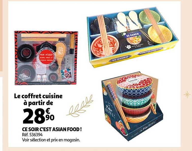 ce soir c'est asian food !