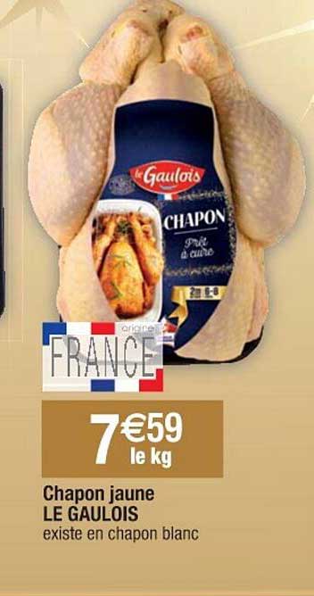 chapon jaune le gaulois