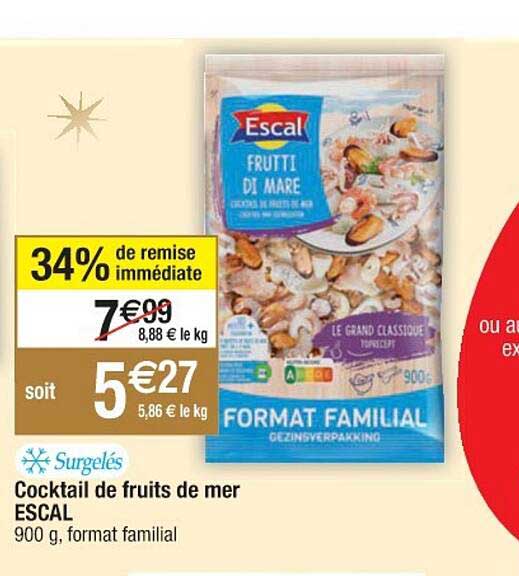 Cocktail De Fruits De Mer Escal