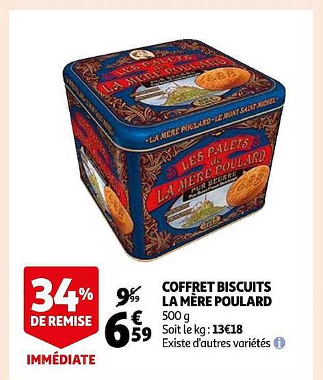 coffret biscuits la mère poulard