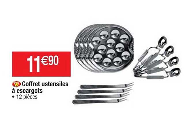 Coffret Ustensiles à Escargots
