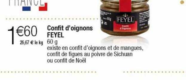 confit d'oignons feyel