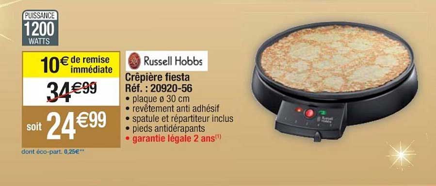 crêpière fiesta russell hobbs
