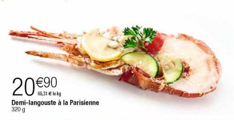 demi-langouste à la parisienne
