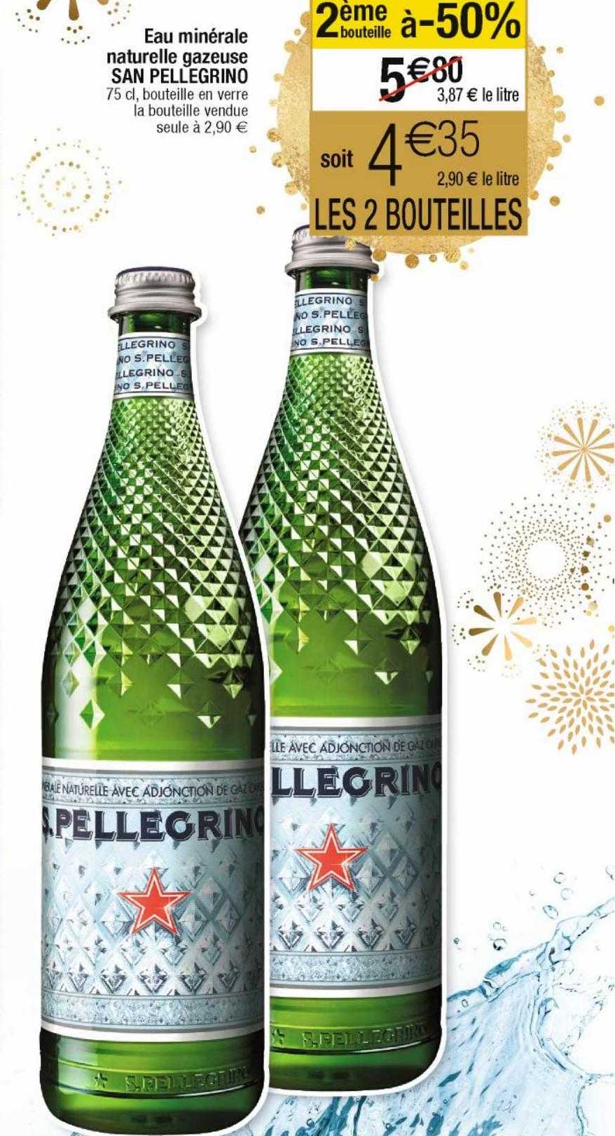 eau minérale naturelle gazeuse san pellegrino