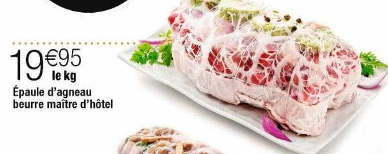 épaule d'agneau beurre maître d'hôtel