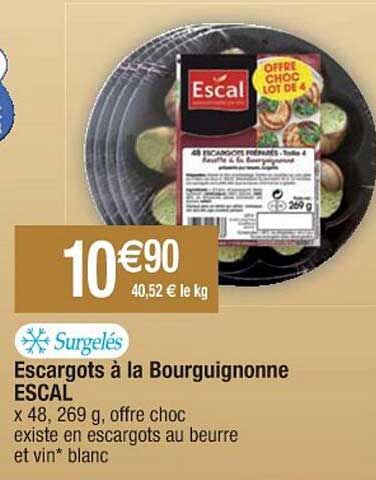 escargots à la bourguignonne escal