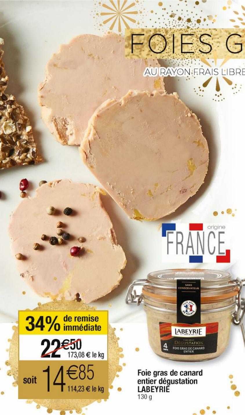Foie Gras De Canard Entier Dégustation Labeyrie