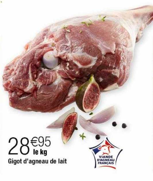 gigot d'agneau de lait