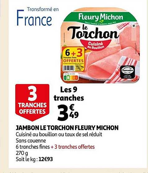 jambon le torchon fleury michon