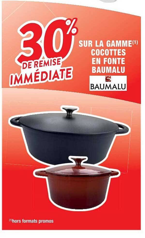 la gamme cocottes en fonte baumalu