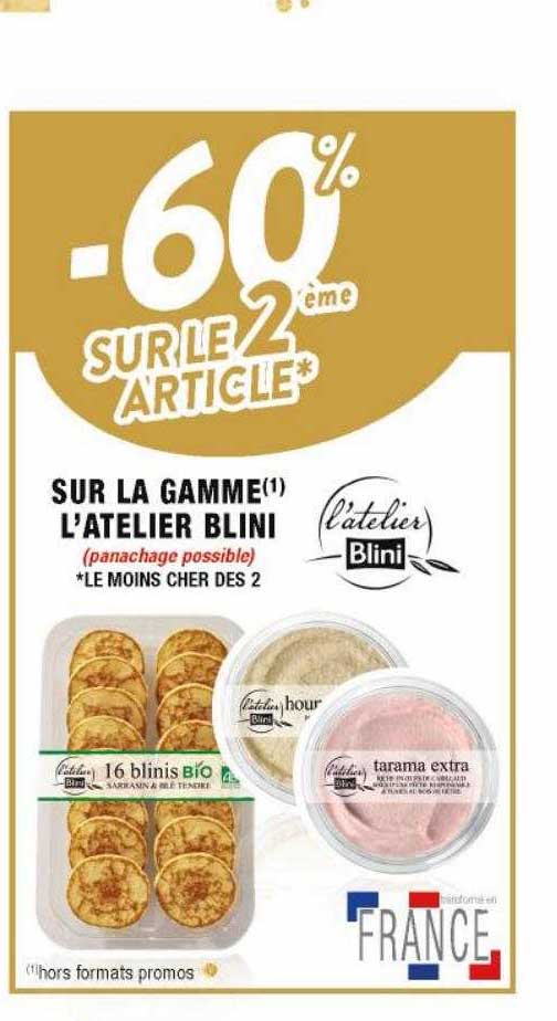 la gamme l'atelier blini