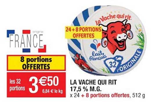 la vache qui rit 17,5% m.g.