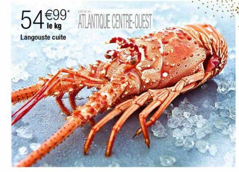langouste cuite