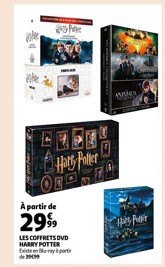 les coffrets dvd harry potter
