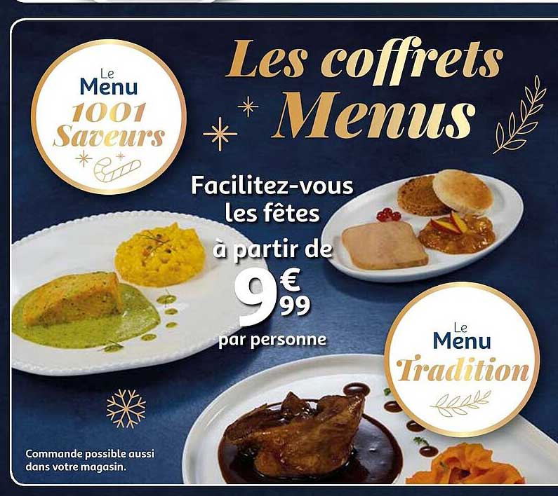 les coffrets menus