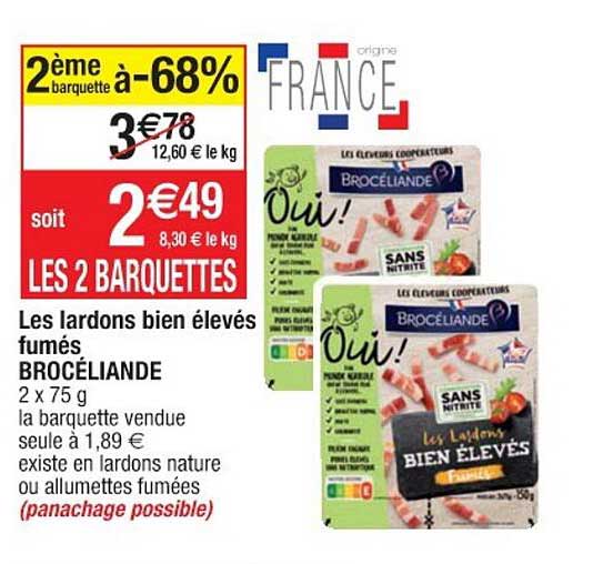 les lardons bien élevés fumés brocéliande
