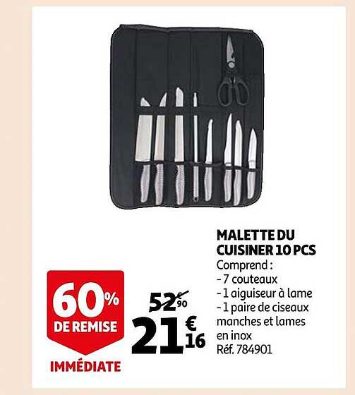 malette du cuisiner 10 pcs