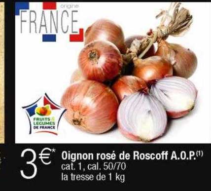 oignon rosé de roscoff a.o.p.