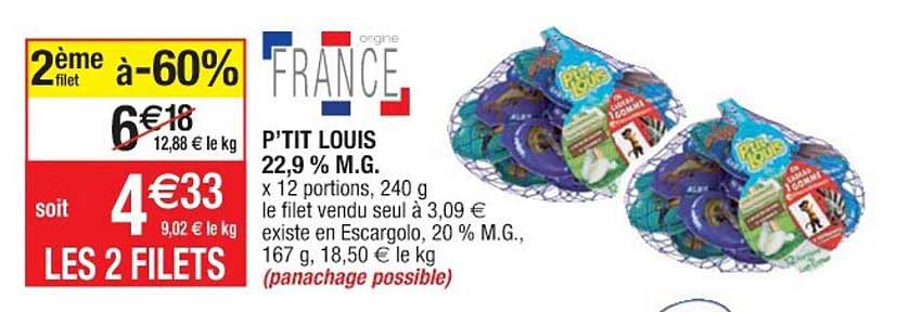 p'tit louis 22,9% m.g.