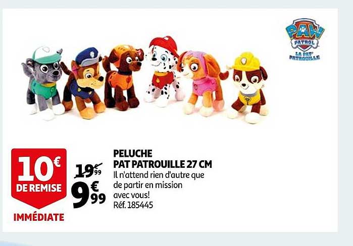 peluche pat patrouille 27 cm