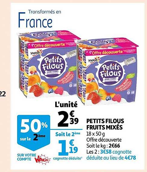 Petits Filous Fruits Mixés