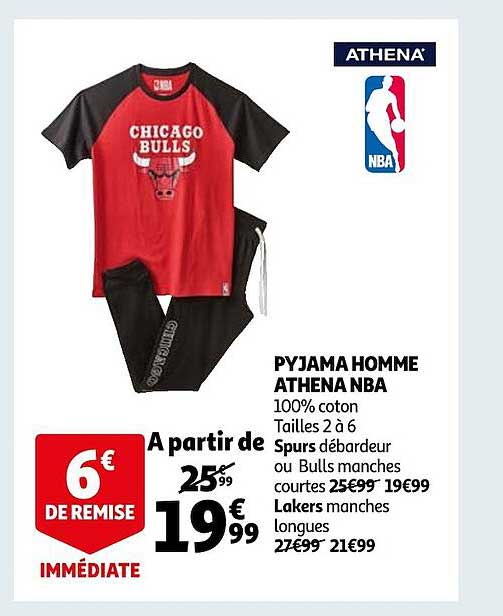 Pyjama Homme Athena Nba