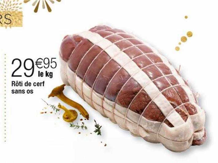 Rôti De Cerf Sans Os