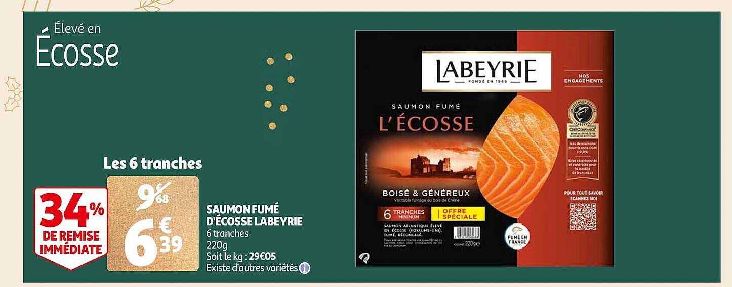 saumon fumé d'écosse labeyrie
