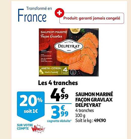 saumon mariné façon gravlax delpeyrat