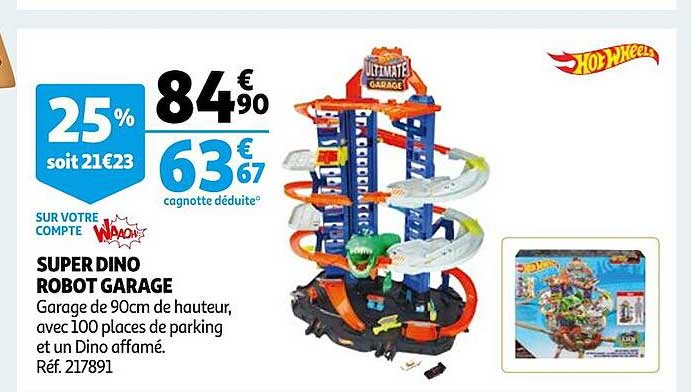 super dino robot garage hot wheels