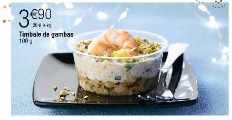 timbale de gambas