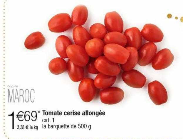 Tomate Cerise Allongée