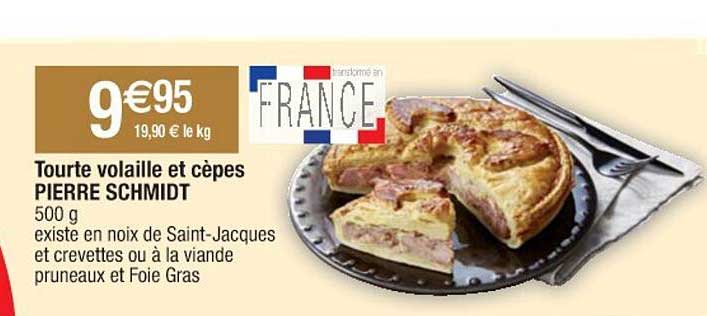 tourte volaille et cèpes pierre schmidt