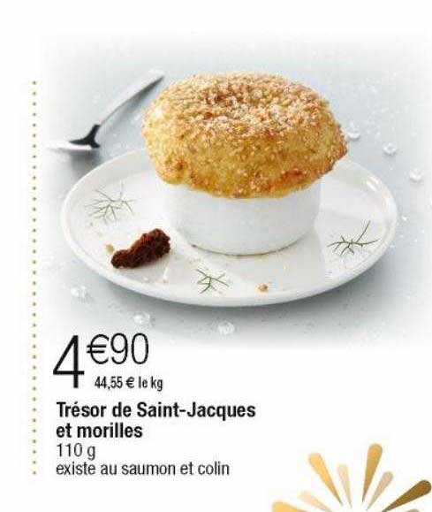 trésor de saint-jacques et morilles