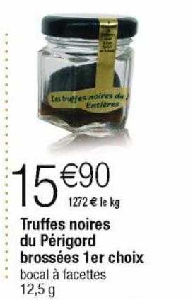 truffes noires du périgord brossées 1er choix