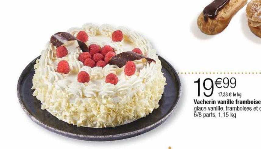 vacherin vanille framboise