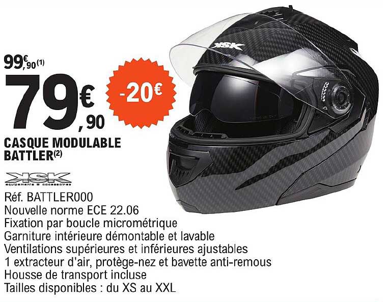 Casque Modulable Battler Ksk