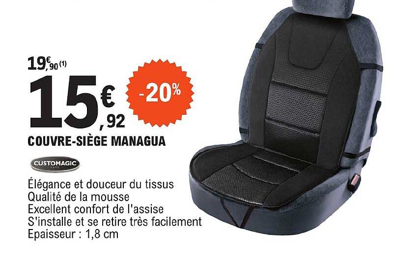 couvre-siège managua customagic